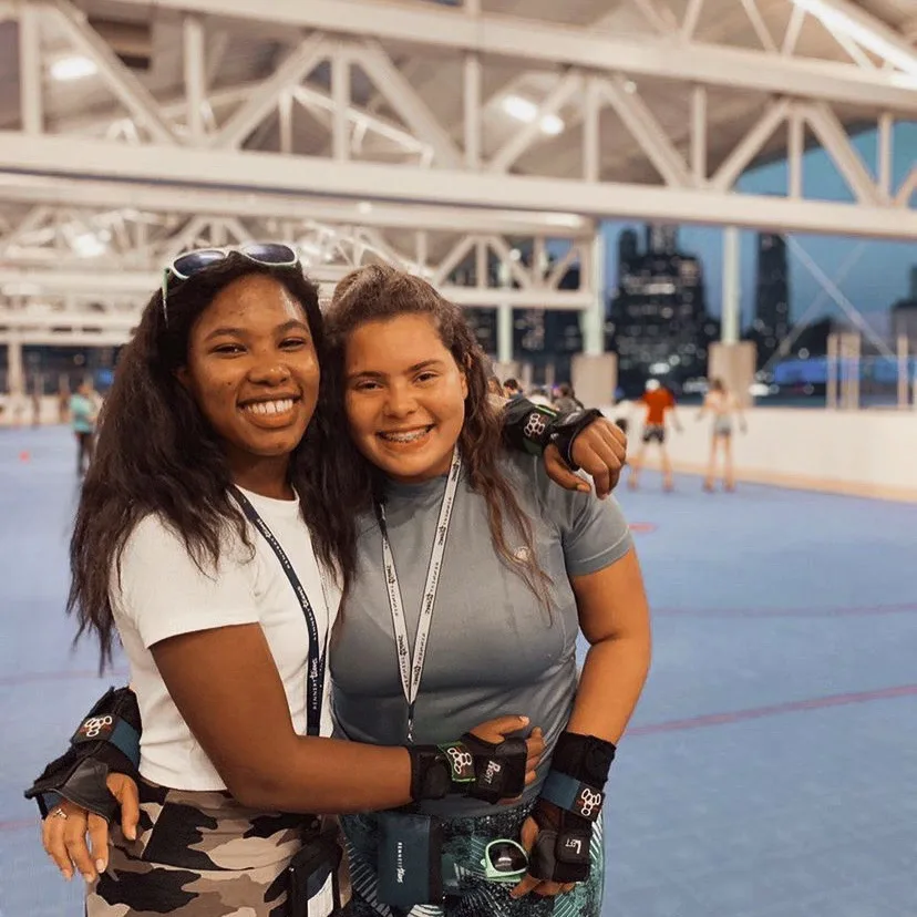 Two Teen Friends smiling