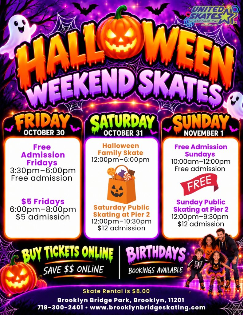 Halloween Roller Skating in Brooklyn, NY